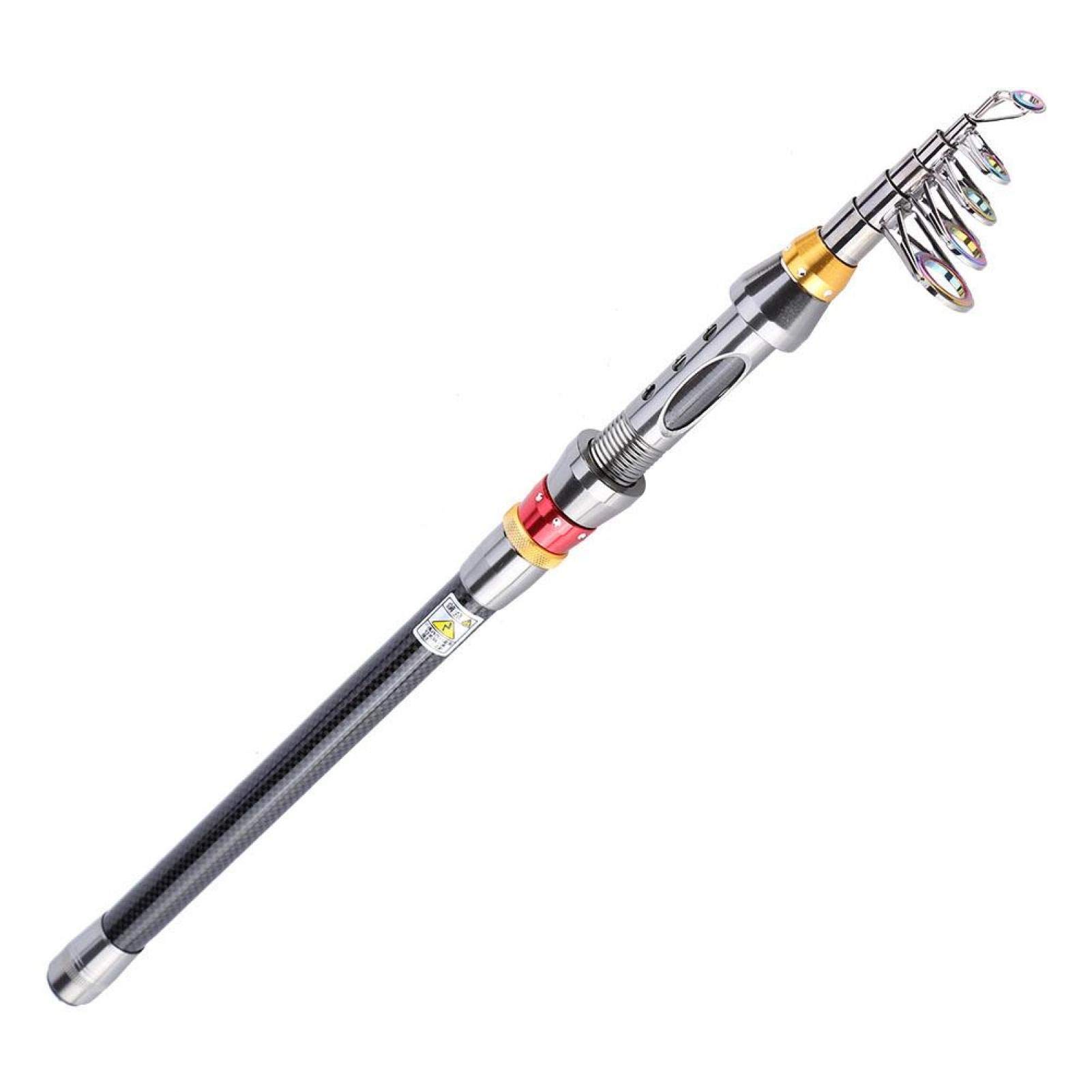 Telescopic Fishing Rod Carbon Fiber Sea Fishing Rod for Bass Trout Fishing for Saltwater & Freshwater(2.1m) Fishing Rods And Accessories Fishing Rod And Its Accessories