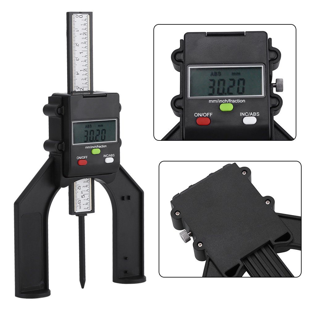 Digital Height Depth Gauge Digit Display INC/ABS Height Aperture Depth