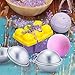 Caydo 24 Pieces 3 Sizes DIY Metal Bath Bomb Mold 12 Set for Crafting Your Own Fizzles