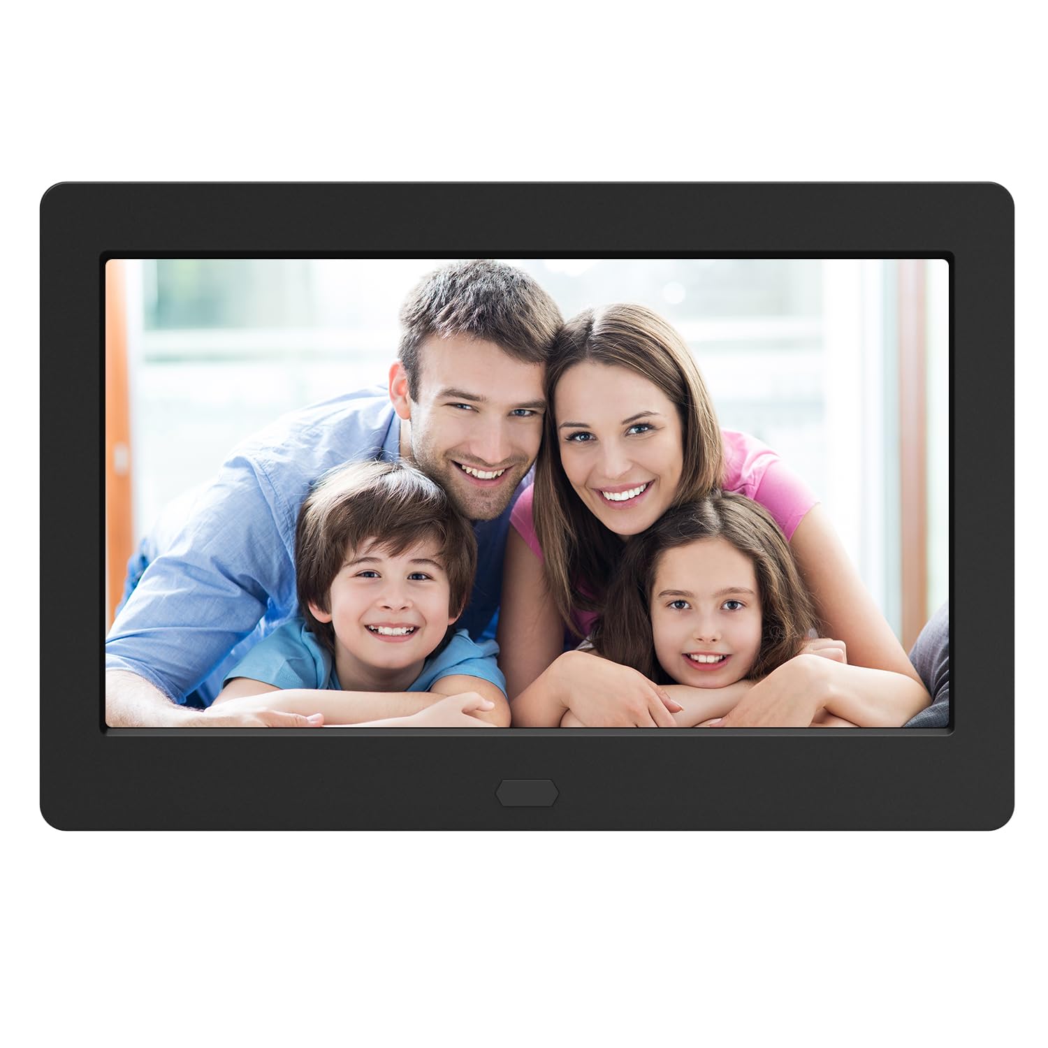 Photo 1 of Digital Picture Frame with Remote Control Slide Show Photo Frame Support 1080P Video Adjustable Brightness 16:9 Widescreen