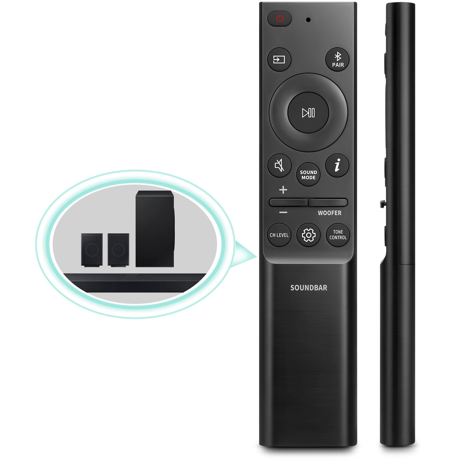 Photo 1 of Sound-bar-Remote-for-Samsung Soundbar Speaker System, Replacement Surround Sound Remote Control for Samsung Audio Home Theater