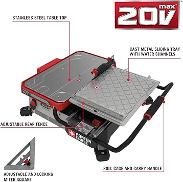 PORTER-CABLE PCC780LA Tile & Masonry Saws product image 5