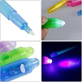 Faburo 7PCS Invisible Ink Pens with UV Light for Kids Secret Messages view 4