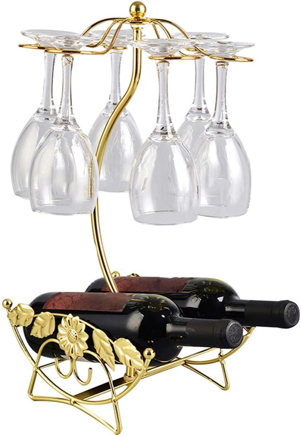 gold wine glass rack