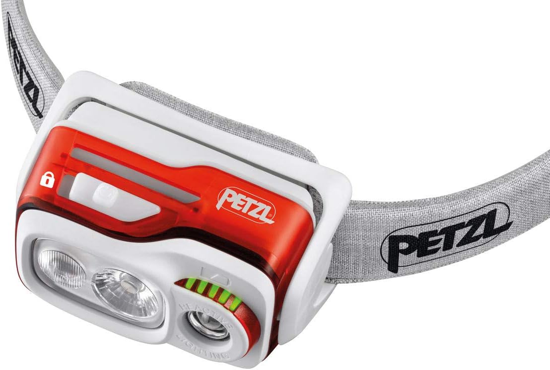 PETZL - Swift RL Headlamp 900 lumens, Reactive Lighting Technology, Orange: Home Improvement