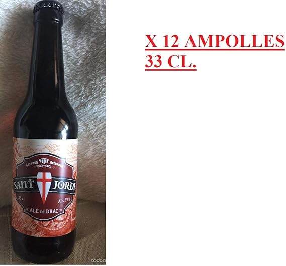 CAJA DE 12 BOTELLAS DE CERVEZA ALE DE DRAC DE 33 CL: Amazon.es: Alimentación y bebidas