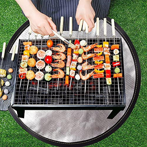 Fire Pit Mat,Fireproof Mat for Under Fire Pit 36",Ember Mat,Round