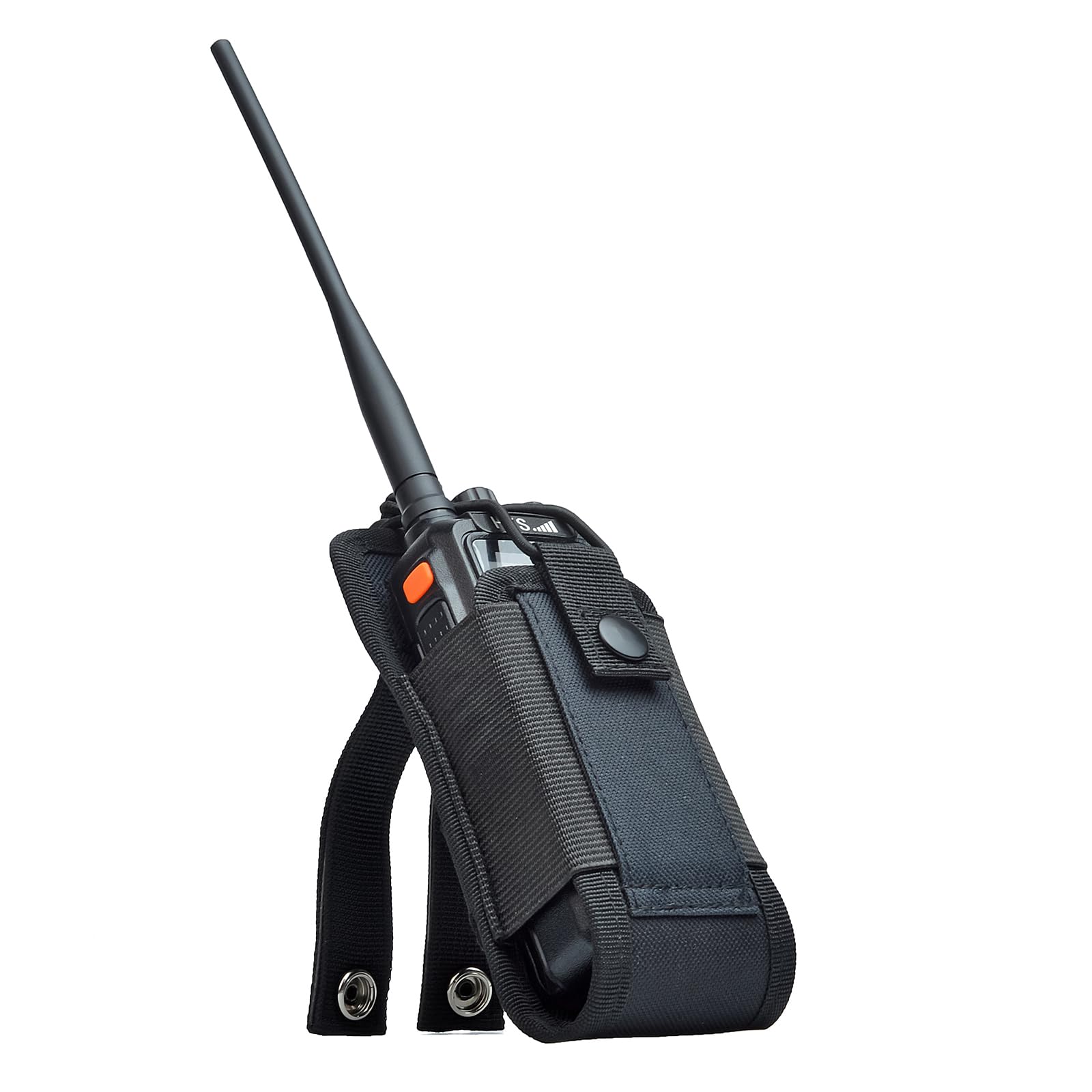 HYS Walkie Talkie Pouch, Molle Radio Holder, Multifunctional Radio Pouch Case Compatible with Multi-size Walkie-talkies (Molle-1)