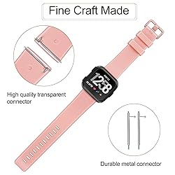 AK Sports Bands Compatible for Fitbit Versa, Soft