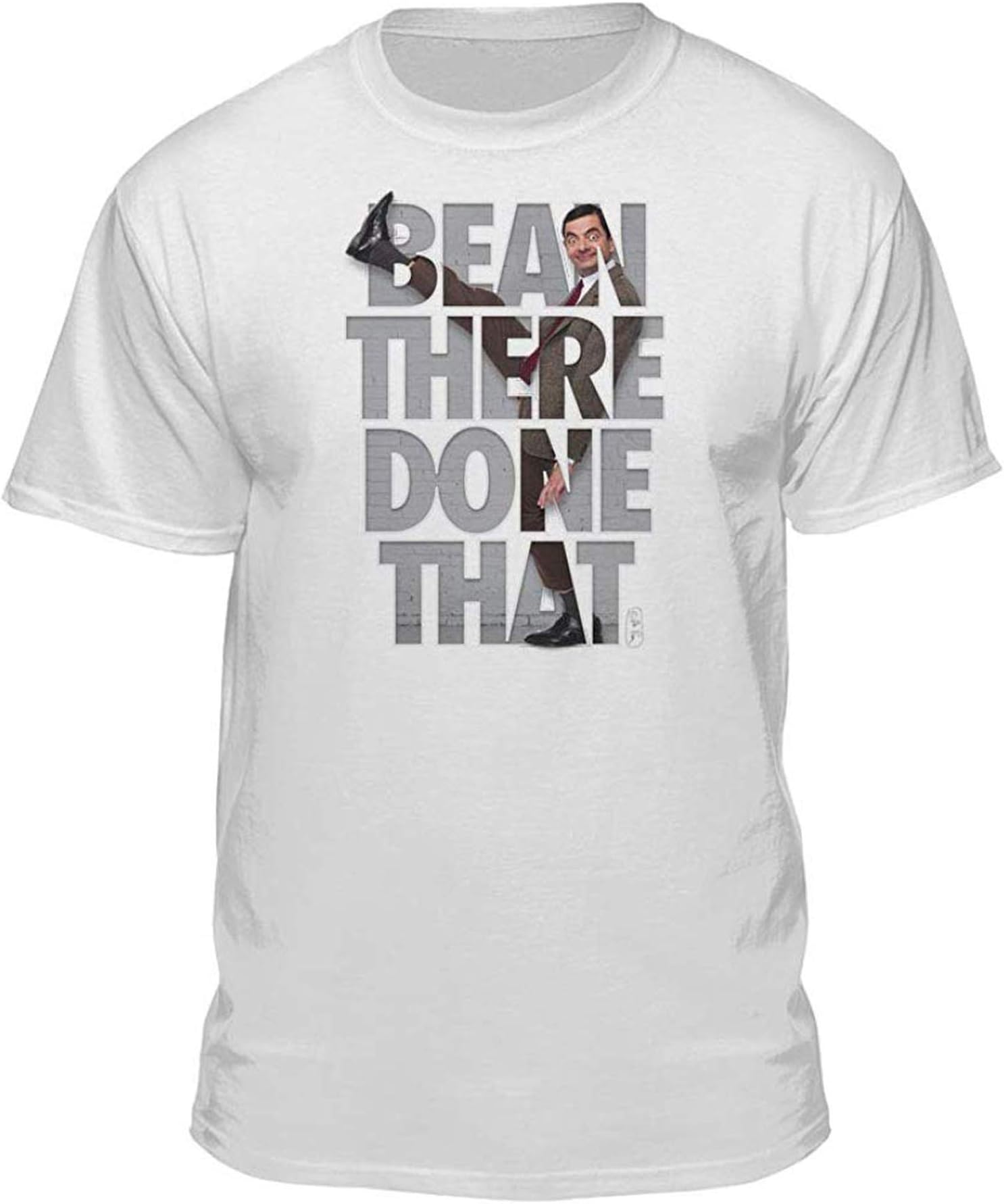 qusiqiongbaihuodian Mr. Bean Bean There Done That Graphic T-Shirt