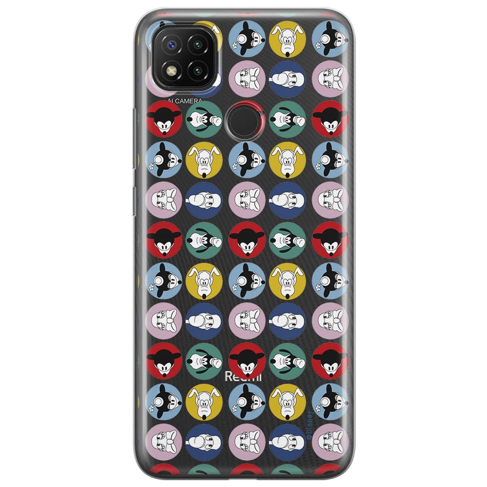 ERT GROUP mobile phone case for Xiaomi REDMI 9C original and officially Licensed Disney pattern Mickey & Friends 002 optimally adapted to the shape of the mobile phone, partially transparent