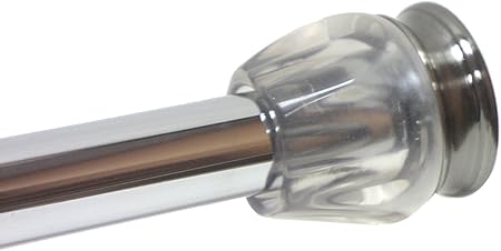 Amazon Com Aquatico Singapore Shower Curtain Tension Rod Chrome
