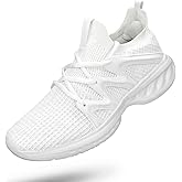 Pujcs Men's Slip on Walking Shoes Lightweight Breathable Non Slip Running Shoes Athletic Gym Tennis Shoes Sneakers for Men