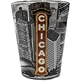 Chicago Theater BLK/WHT Shot Glass
