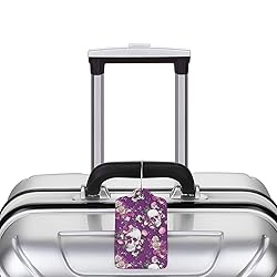 Docsckus 1 PCS PU Leahter Luggage Tag with