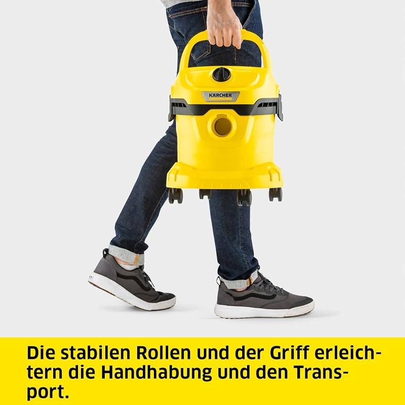 Nass-/Trockensauger WD 2 Plus V-12/4/18/C, Kunststoffbehälter: 12 l
