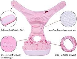 Washable Female Dog Diapers, Puppy Diapers for Dog