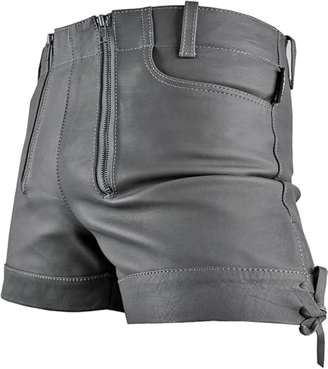 leather shorts amazon