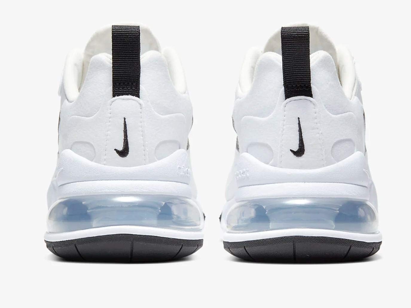 Amazon Com Nike Women S W Air Max 270 React Running Shoe White Black 7 5 Uk Road Running