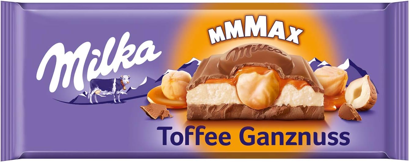 Milka Toffee Full Nut, 4 x 300 g Amazon.co.uk Grocery