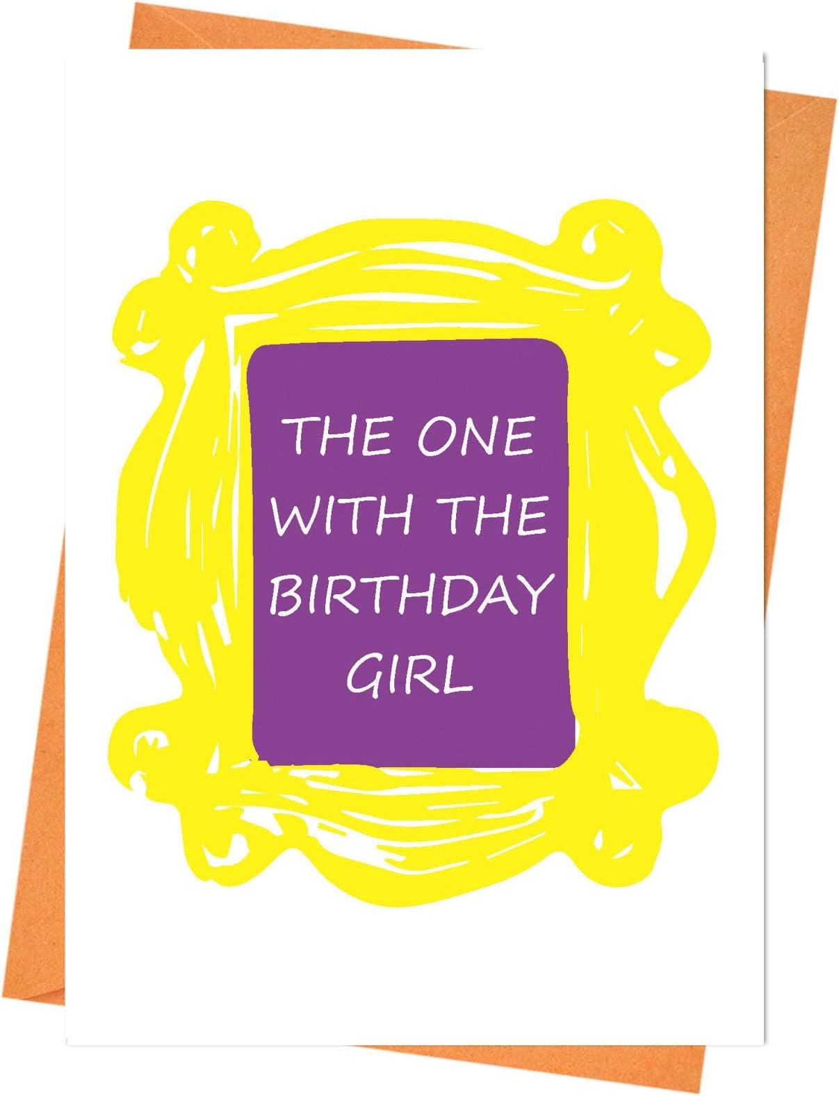 Funny Birthday Card, Friends Birthday Card, Boyfriend Birthday, Husband Birthday Card - The One with The Birthday Girl Friends Greeting Card