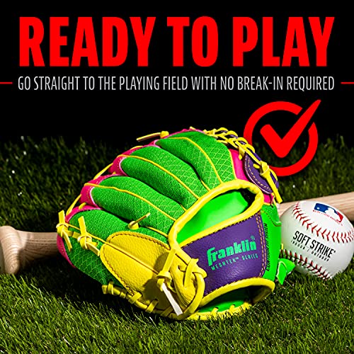 Franklin Sports Teeball Glove Left and Right Handed Youth Fielding