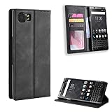 Torubia BlackBerry KEYone Case, [Portable Wallet