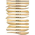 12 PC Kemper Tool Set For Clay, Pottery Sculpture - Made of Boxwood - JAS - 6"