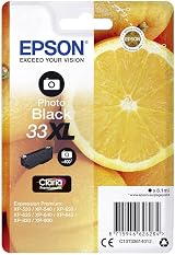 Epson 33XL Photo Black High Yield Genuine Claria Ink for Expression XP Series