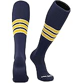 Mk Socks Competitor Knee High Baseball, Football Socks - Navy White Gold