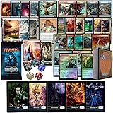MAGIC: THE GATHERING Mystery BlindBox Lot- Features Random Mix of Rares Foils Spindowns Mythics! Possible PLANESWALKERS! Includes Custom Golden Groundhog Card Storage Box and 5 Tokens!