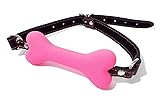 BDSM Bondage Dog Bone Silicone Open Mouth Bite Gag
