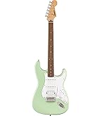 美品　Squire storatcaster サーフグリーン Amazon.com: Fender Squier Stratocaster Electric Guitar - Surf