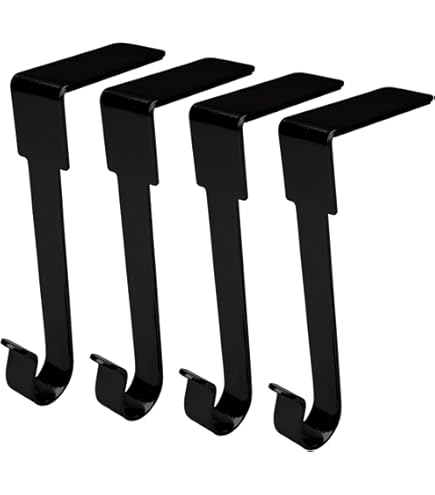 Ulico Christmas Stocking Holders, Mantel Stocking Hangers, Weighted Metal Hanging