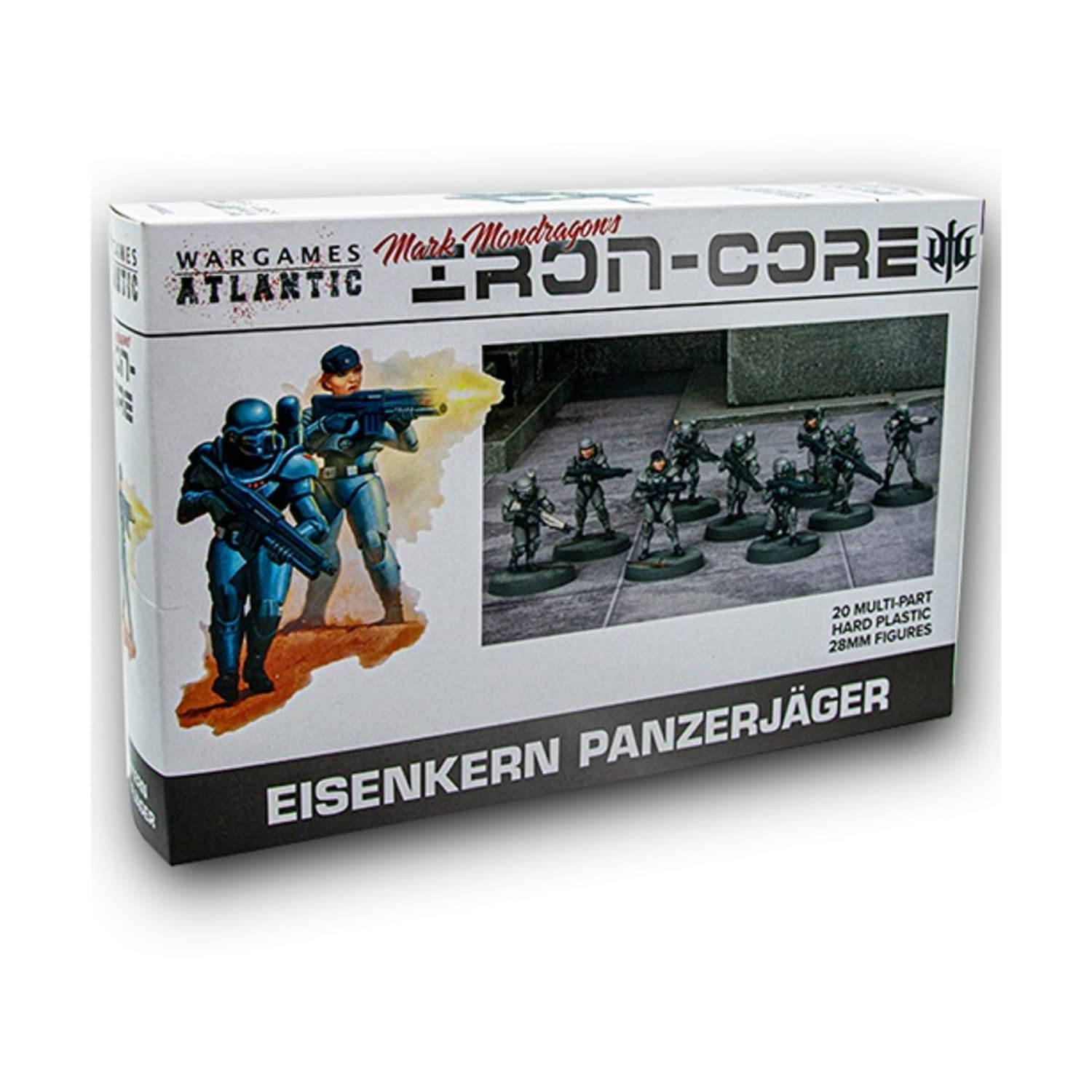Wargames Atlantic - Iron-Core: Eisenkern Panzerjager (20 Multi Part Hard Plastic 28mm Figures)