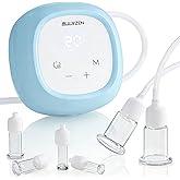 Electric Facial Cupping Therapy Set, 3-in-1 Face Cupping, Gua Sha & Massage Tool for Skin Care, 6 Pcs Glass Facial Rejuvenation Device for Sculpting, & Toning Chin, Jawline & Neck