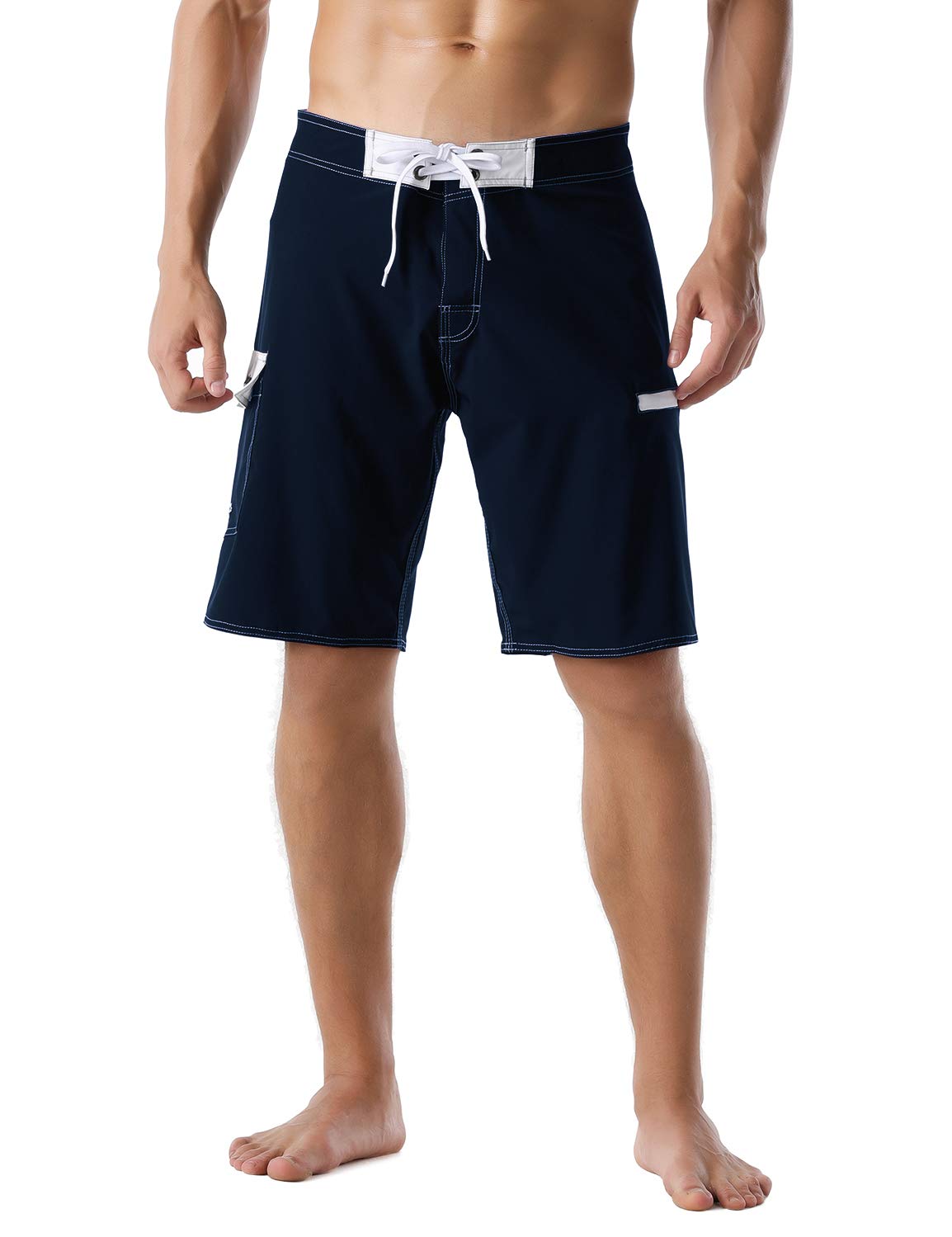 Men's Sportwear Quick Dry Board Shorts with Lining