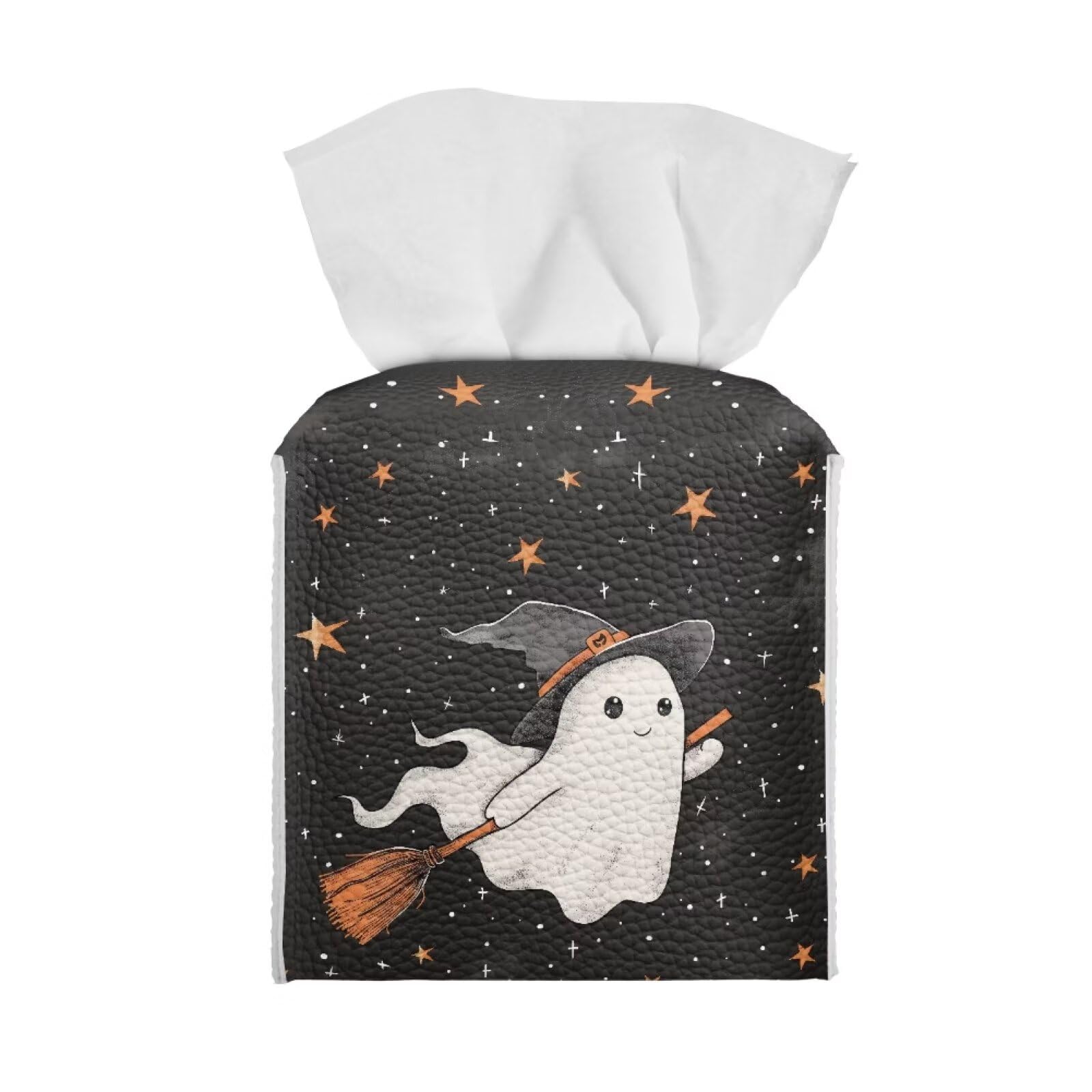Talayituse Ghost Star Witch Hat Print Tissue Box