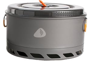 Jetboil 5-Liter FluxRing Camping Pot and Lid for Camp Cooking with Jetboil Backpacking Stoves