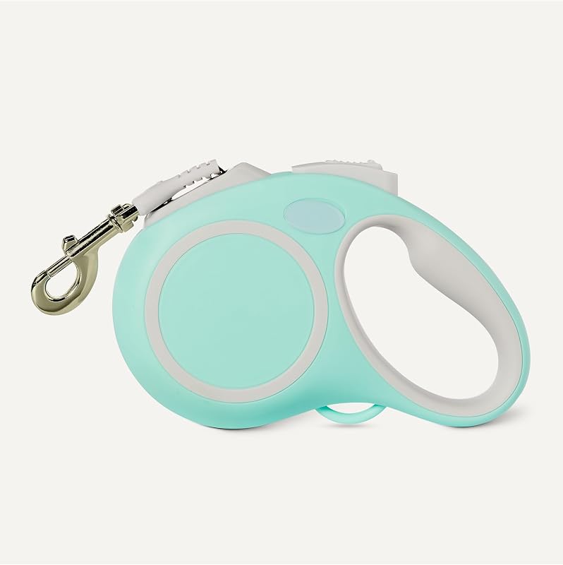 Retractable Dog Leash, Reflective with Ergonomic Handle, Large