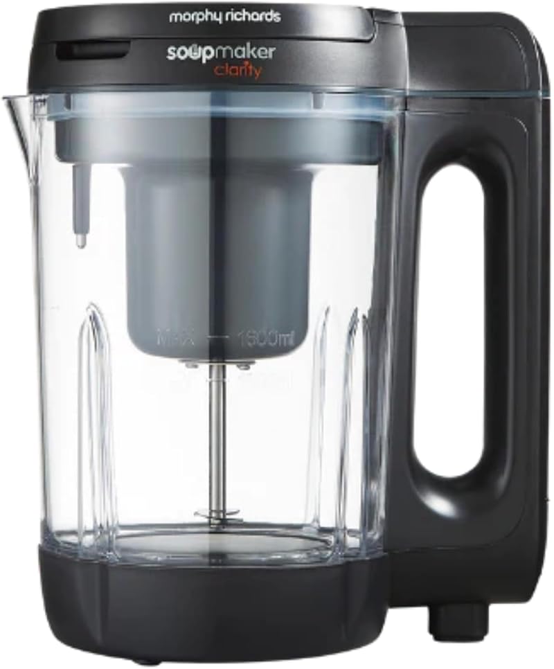 Morphy Richards 1.6L Clarity Soup Maker, 9 Settings, Keep Warm