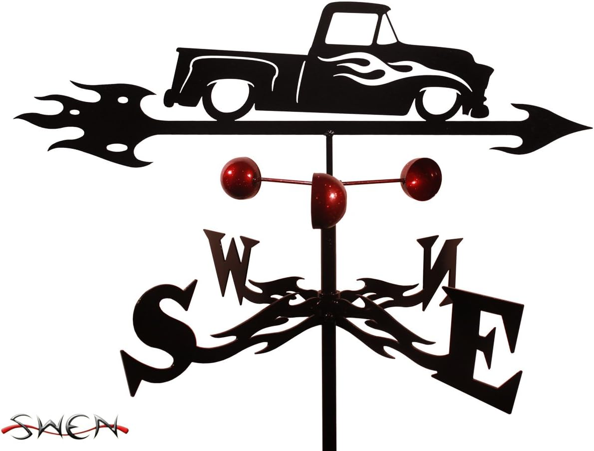Weathervanes - SWEN Products Farrell Series Chevy Truck AUTO CAR Side Mount Weathervane ~New~