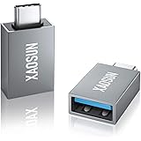 [10Gbps] USB C to USB Adapter (2 Pack), XAOSUN 3.1 USB C to USB A Adapter, Support Superfast Data Sync(OTG) & Fast Charging, 