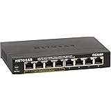 NETGEAR GS308P-100UKS 8-Port Gigabit Switch with 4-Port PoE