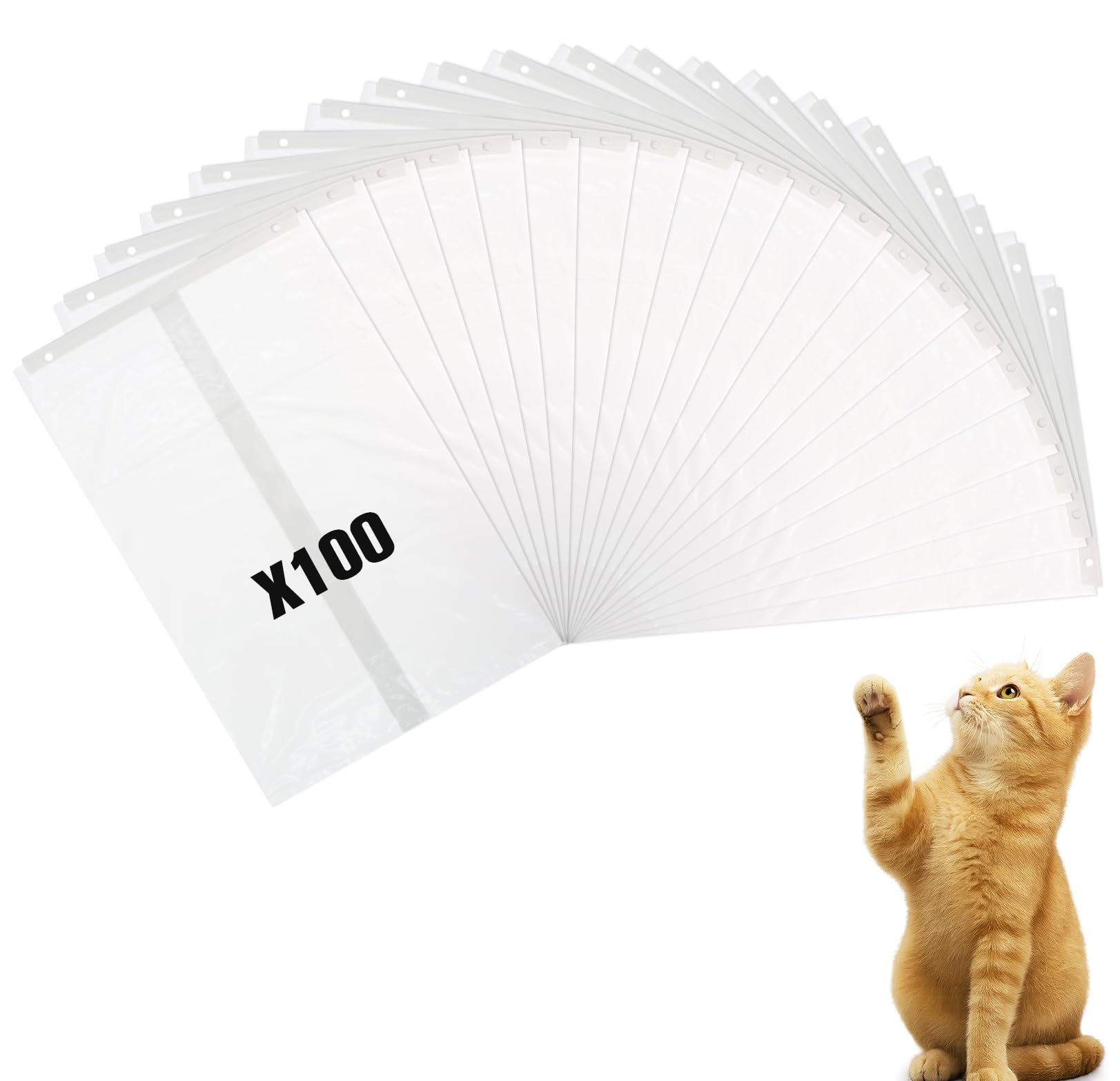 Photo 1 of 100 Pcs Cat ter Box Liners for PetSnowy SNOW+ - Self-Sealing Waste Drawer Bags, Tear & Leak Resistant, Perfect Fit Automatic Litter Box