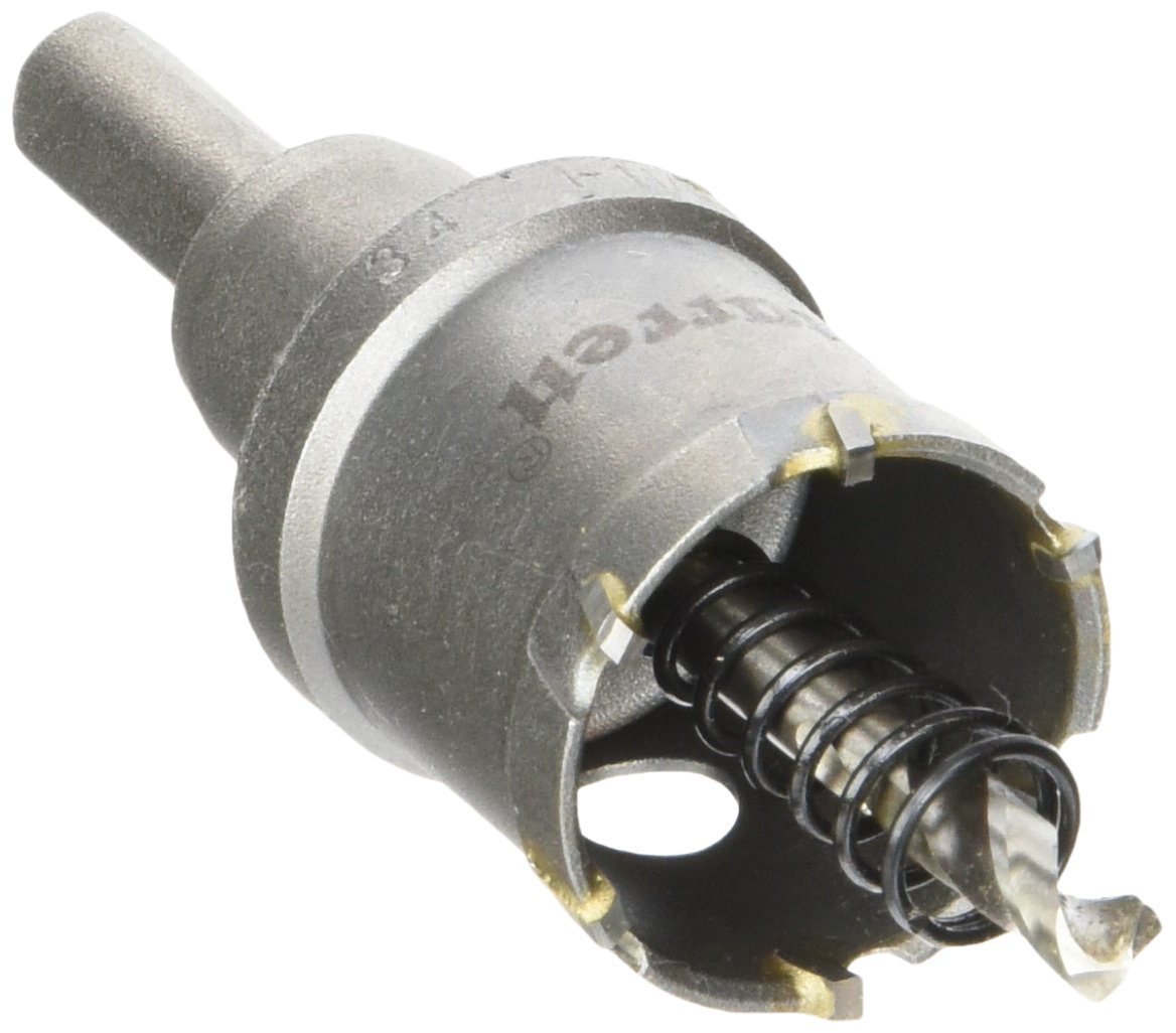 Starrett Carbide Tipped Hole Saw - CTD34 TCT Deep Cut Holesaw Cutter - For Metal Stainless Steel Iron Aluminium - 34mm