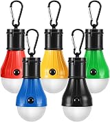 PEMOTech 5 Pcs Camping Lights LED Lantern 4 Modes Waterproof Battery Tent Light view 1