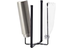 YAMAZAKI home 6785 Kitchen Multi Eco Stand-Multifunctional Plastic Bag Holder, One Size, Black