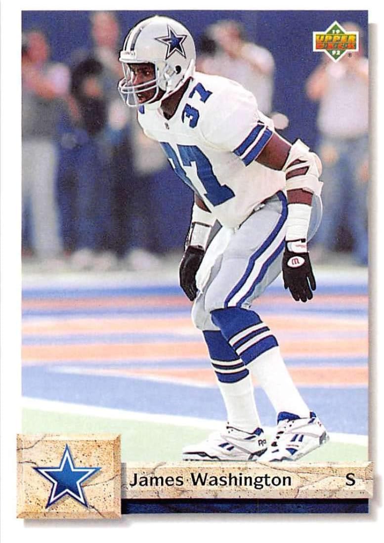 1992 Upper Deck Football 571 James Washington Dallas