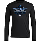 adidas Men's San Jose Earthquakes Pre-Game Long Sleeve T-Shirt